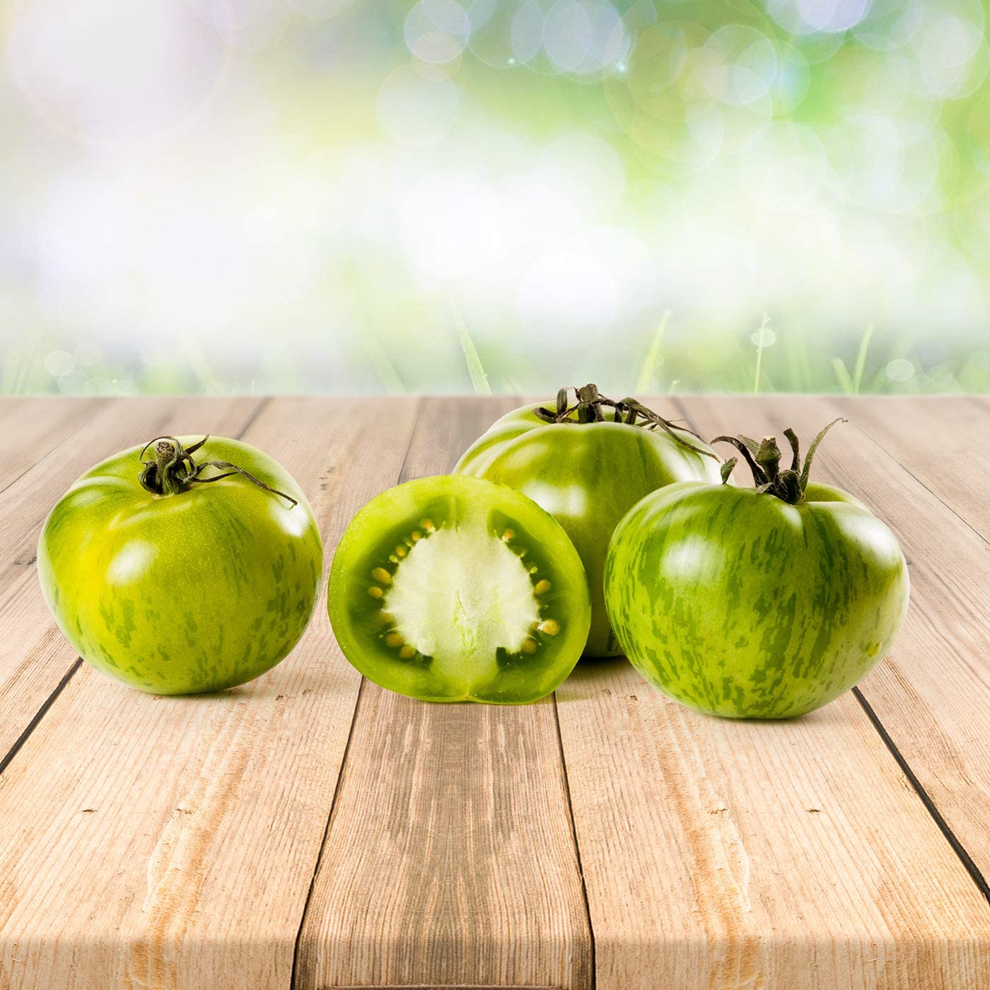 Salat - Tomatensamen  "Grüne Zebra"