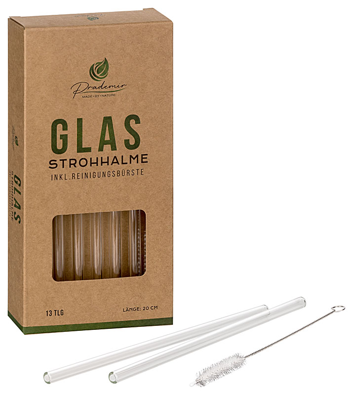 Glass Straws (20 cm)